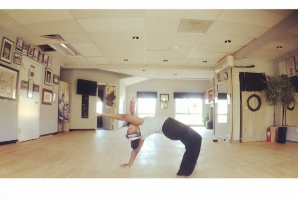 Camatkarasana (Wild Thing Pose)