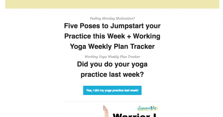 Introducing the Working Yoga Weekly Tracker